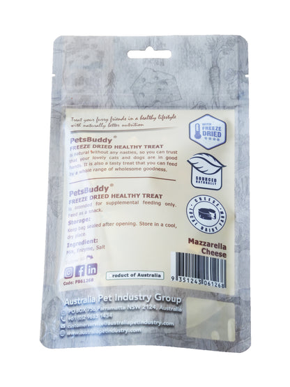 PetsBuddy® Freeze Dried Mozzarella Cheese Cubes 60g